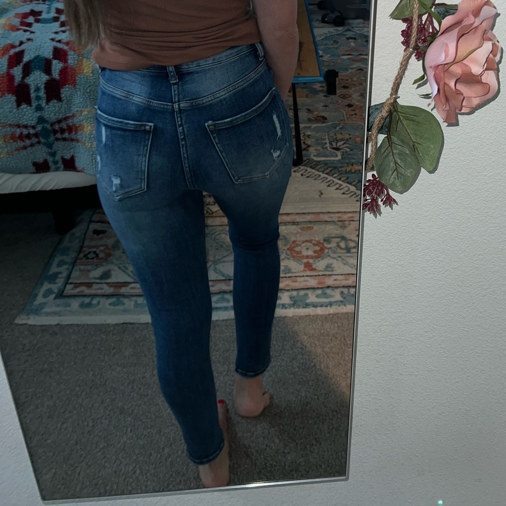 Risen skinny jeans